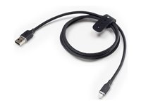 mophie charge stream - Lightning-kabel - USB hann til Lightning hann - 1 m - svart - USB Power Delivery (12W) 409912821