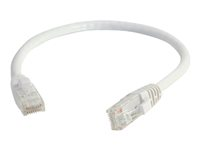 C2G Cat5e Booted Unshielded (UTP) Network Patch Cable - Koblingskabel - RJ-45 (hann) til RJ-45 (hann) - 3 m - UTP - CAT 5e - formstøpt, uten hindringer, flertrådet - hvit 83264