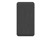 mophie powerstation with PD - Trådløs nødlader - 10000 mAh - 18 watt (24 pin USB-C) - svart 401105999
