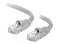 C2G Cat5e Booted Unshielded (UTP) Network Patch Cable - Koblingskabel - RJ-45 (hann) til RJ-45 (hann) - 20 m - UTP - CAT 5e - formstøpt, uten hindringer, flertrådet - grå 83149