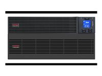 APC Easy UPS SRV SRV6KRILRK - UPS (kan monteres i rack) - AC 220-240 V - 6000 watt - 6000 VA - enkeltfase - RS-232, USB - utgangskontakter: 1 - 2U - med Rail Kit, External Battery Pack SRV6KRILRK