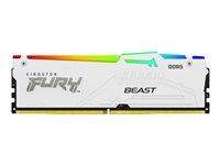 Kingston FURY Beast - DDR5 - sett - 32 GB: 2 x 16 GB - DIMM 288-pin - 5200 MT/s / PC5-41600 - CL36 - 1.25 V - on-die ECC KF552C36BWEAK2-32