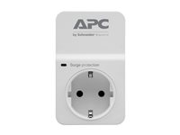 APC SurgeArrest Essential - Overspenningsavleder - AC 230 V - utgangskontakter: 1 - Tyskland - hvit PM1W-GR