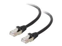 C2G Cat5e Booted Shielded (STP) Network Patch Cable - Koblingskabel - RJ-45 (hann) til RJ-45 (hann) - 4 m - STP - CAT 5e - formstøpt - svart 83853