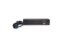 APC Switched Rack PDU AP7922B - Strømfordelerenhet (kan monteres i rack) - AC 230 V - Ethernet 10/100 - inngang: IEC 60309 32A - utgangskontakter: 16 (power IEC 60320 C13) - 2U - 3.66 m kabel - for P/N: SCL400RMJ1U, SCL500RMI1UC, SCL500RMI1UNC, SMTL1000RMI2UC, SMTL750RMI2UC AP7922B