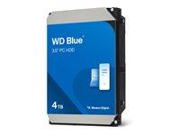 WD Blue - Harddisk - 4 TB - intern - 3.5" - SATA 6Gb/s - 5400 rpm - buffer: 128 MB WD40EZZX