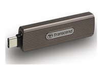 Transcend ESD330C - SSD - kryptert - 512 GB - ekstern (bærbar) - USB (USB-C kontakt) - 256-bit AES - mørk gråbrun TS512GESD330C