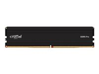 Crucial - DDR5 - modul - 24 GB - DIMM 288-pin - 5600 MHz / PC5-44800 - CL46 - 1.1 V - ikke-bufret - on-die ECC - svart CP24G56C46U5T