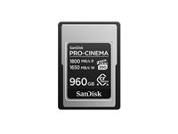 SanDisk PRO-CINEMA - Flashminnekort - 960 GB - CFexpress-type A SDCFEA-960G-GN4NN