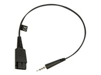 Jabra - Hodesettadapter - minijakk hann til Quick Disconnect hann - for SPEAK 410, 410 MS 8800-00-99