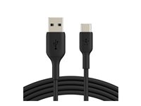 Belkin BoostCharge - USB-kabel - 24 pin USB-C (hann) til USB (hann) - 1 m - svart CAB001BT1MBK