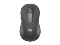 Logitech Signature M650 L - Mus - stor størrelse - optisk - 5 knapper - trådløs - 2.4 GHz, Bluetooth - Logitech Logi Bolt USB-mottaker - grafitt 910-006236