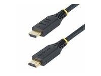 StarTech.com - High Speed - HDMI-kabel med Ethernet - HDMI hann til HDMI hann - skjermet - svart - passiv, 4K60Hz UHD-støtte, HDR10-støtte HDMI2-CABLE-4K60-8F