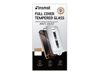Insmat - Skjermbeskyttelse for mobiltelefon - enkel og støvbestandig, super full dekning - glass - rammefarge svart - for Samsung Galaxy S24+, S25+ 861-1616