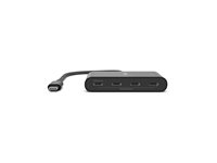 Belkin - Hub - 4 x USB-C - stasjonær AVC018BTBK