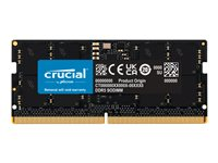 Crucial - DDR5 - modul - 16 GB - SO DIMM 262-pin - 4800 MHz / PC5-38400 - CL40 - 1.1 V - ikke-bufret - ikke-ECC CT16G48C40S5T