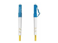 StarTech.com 5m (16.4ft) LC to LC (UPC) OS2 Single Mode Simplex Fiber Optic Cable, 9/125µm, Laser Optimized, 40G/100G, Bend Insensitive, Low Insertion Loss - LSZH Fiber Patch Cord (SPSMLCLC-OS2-5M) - Koblingskabel - LC/UPC-enkeltmodus (hann) til LC/UPC-enkeltmodus (hann) - 5 m - 2 mm - fiberoptisk - simpleks - 9 / 125 micron - OS1/OS2 - halogenfri, toretnings, passiv - gul SPSMLCLC-OS2-5M