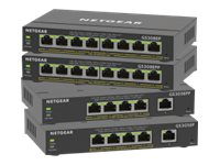 NETGEAR Plus GS305EPP - Switch - smart - 5 x 10/100/1000 (4 PoE+) - stasjonær, veggmonterbar - PoE+ (120 W) GS305EPP-100PES