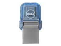 Dell Combo - USB-flashstasjon - 64 GB - USB 3.0 / USB-C AB135418