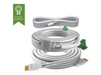 VISION Techconnect 3 - Video / lydkabelsett - 15 m - hvit TC3-PK15MCABLES