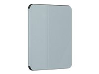 Targus Click-In - Lommebok for nettbrett - termoplast-polyuretan (TPU), polyuretan - sølv - 10.9" - for Apple 10.9-inch iPad (10. generasjon) THZ93211GL