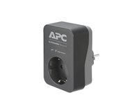 APC Essential Surgearrest PME1WB-GR - Overspenningsavleder - AC 220/230/240 V - 4000 watt - utgangskontakter: 1 - Tyskland - svart PME1WB-GR