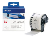 Brother DK-22223 - Papir - svart på hvitt - Rull (5 cm x 30,5 m) 1 rull(er) sammenhengende etiketter - for Brother QL-1050, 1060, 1110, 500, 550, 560, 570, 580, 600, 650, 700, 710, 820 DK22223