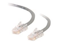 C2G Cat5e Non-Booted Unshielded (UTP) Network Crossover Patch Cable - Krysskabel - RJ-45 (hann) til RJ-45 (hann) - 1 m - UTP - CAT 5e - flertrådet, uniboot - grå 83281