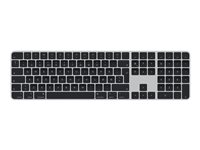 Apple Magic Keyboard with Touch ID and Numeric Keypad - Tastatur - trådløs - Bluetooth - QWERTY - Norsk - svarte nøkler MMMR3H/A