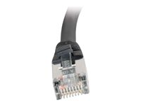 C2G Cat5e Booted Shielded (STP) Network Patch Cable - Koblingskabel - RJ-45 (hann) til RJ-45 (hann) - 50 m - STP - CAT 5e - formstøpt - svart 83859