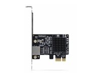 StarTech.com 1-Port 5G Gigabit PCIe Network Adapter Card, TAA Compliant - Nettverksadapter - PCI Express 3.1 x1 lav profil - 5GBase-T x 1 - svart - TAA-samsvar PR15GR-NETWORK-CARD