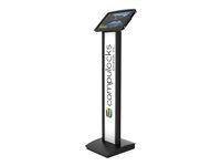 Compulocks BrandMe Surface Pro 7 / Galaxy TabPro S Floor Stand Black - Stativ - for nettbrett - låsbar - aluminium - svart - plassering på gulv - for Microsoft Surface Pro, Pro 3, Pro 4, Pro 6, Pro 7; Samsung Galaxy TabPro S 140B912SGEB