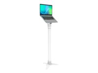 Compulocks Universal Invisible Mount Portable Floor Stand - Stativ - for notebook - hvit - monteringsgrensesnitt: 100 x 100 mm - plassering på gulv 147WSMP01W