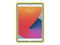 OtterBox Kids EasyGrab - Baksidedeksel for nettbrett - robust - EasyGrab flerbruksomslagsstativ - marsgrønn - for Apple 10.2-inch iPad (7. generasjon, 8. generasjon, 9. generasjon) 77-81186