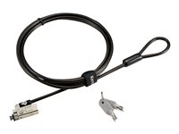 Kensington Slim NanoSaver 2.0 Keyed Laptop Lock - Sikkerhetskabellås - med hovednøkkel - 1.8 m K65022M