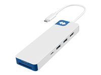 HyperDrive Flex 8 Port USB-C Hub Blue HD4102BUGL